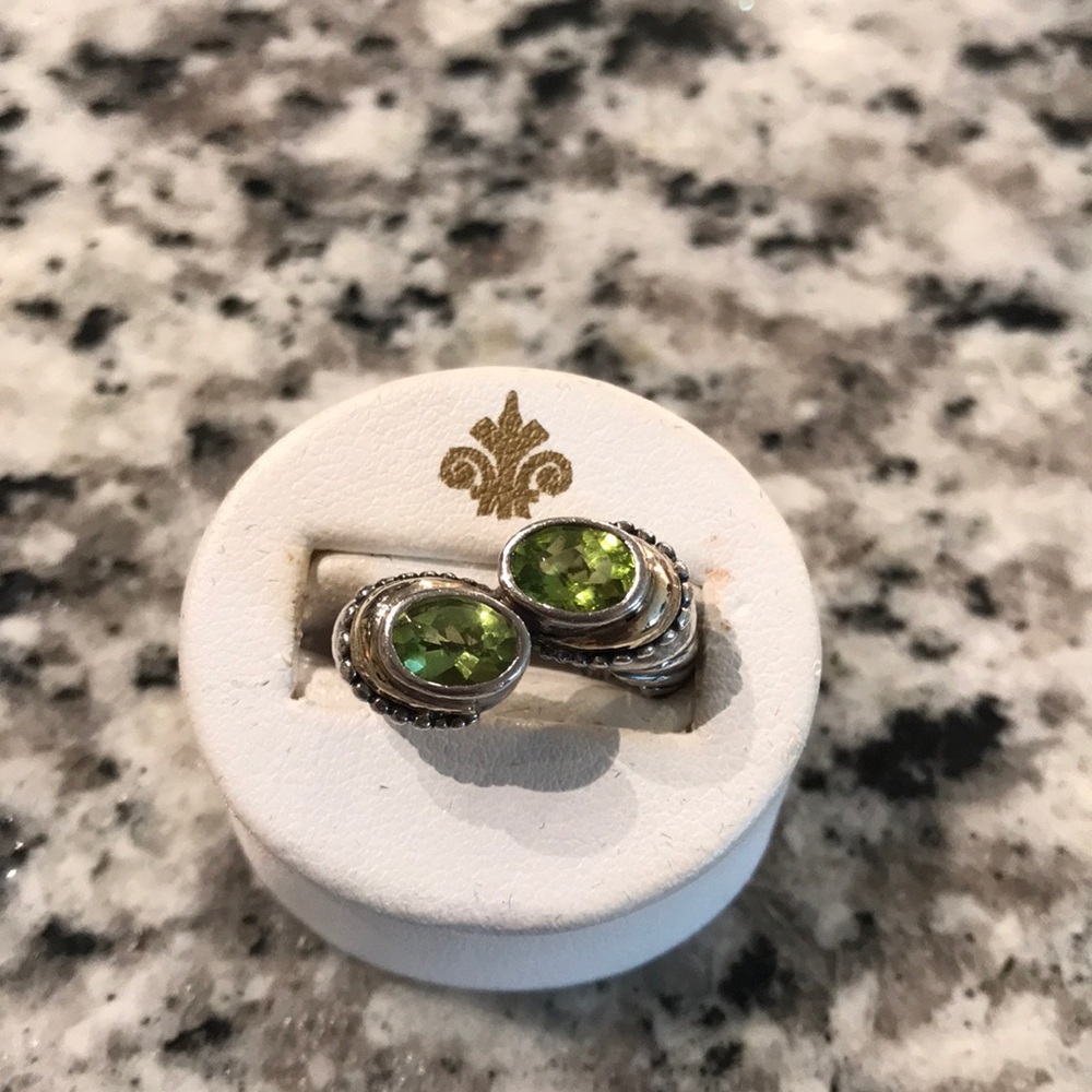 Sterling Silver cable Wheaton Stone size 5 ring